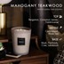 Picture of Mahogany Teakwood Large Jar Candle | SELECTION SERIES 1316 Model
